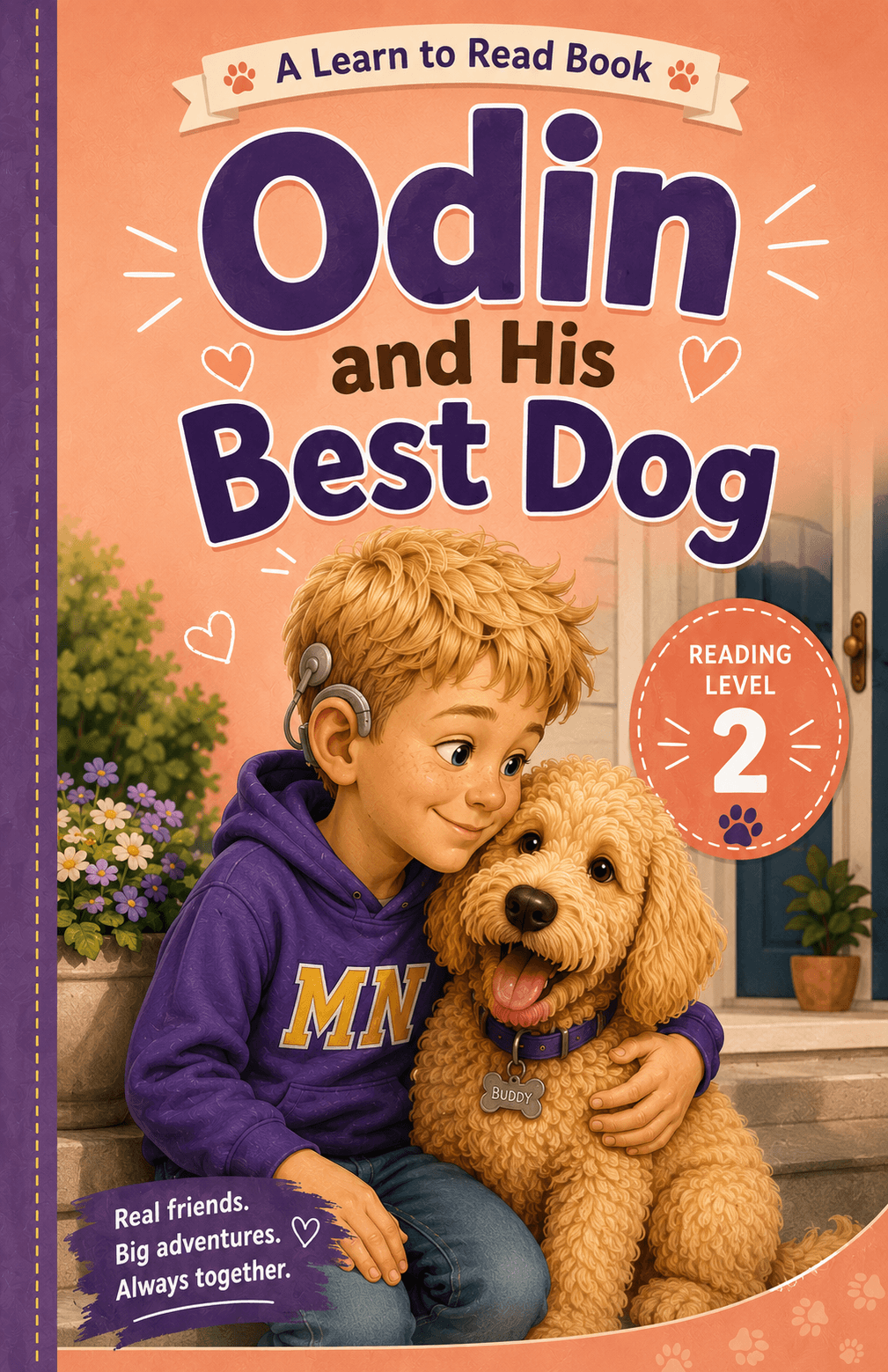 Sample personalized book: Odin and His Best Dog (Reading Level 2)